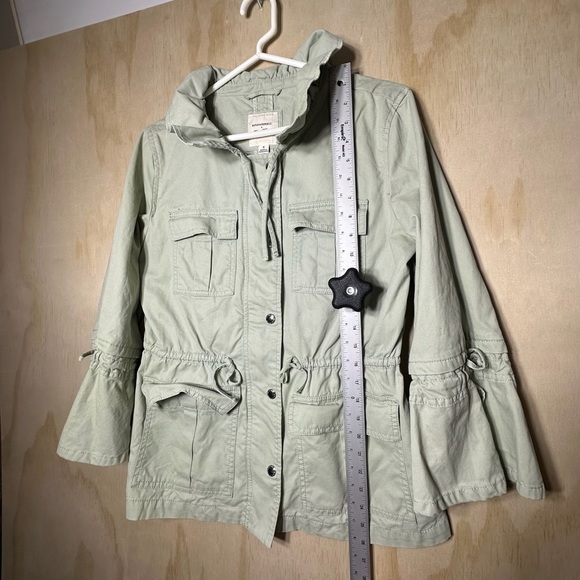 Banana Republic Women’s Light Green Utility Jacket and Lightweight Fabric Size S - Picture 6 of 7